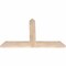 Ekena Millwork Portland Smooth Timber Gable Bracket, Douglas Fir, 36"W x 23"H x 1 1/2"D x 3 1/2"F, 15/12 Pitch GBW036X23X0204POR00SDF - alternate 5